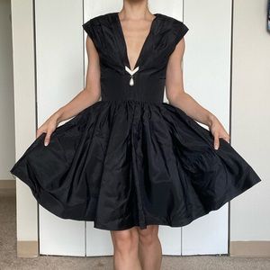 black silk dressing gown Honey Black Maxi Dress - US 4